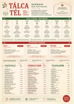 Meal Prep Box menu template preview
