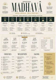 Meal Prep Box menu template preview