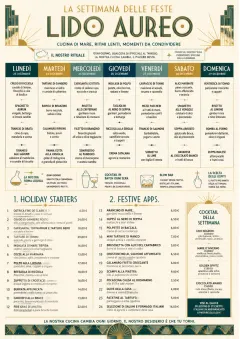 Weekly Grid menu template preview