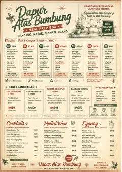Meal Prep Box menu template preview