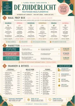Meal Prep Box menu template preview