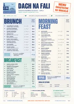 School Canteen menu template preview