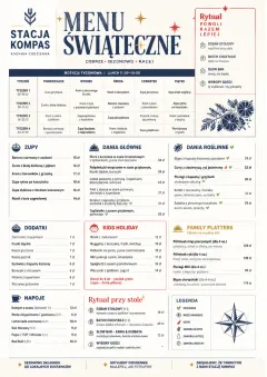 Corporate Canteen menu template preview