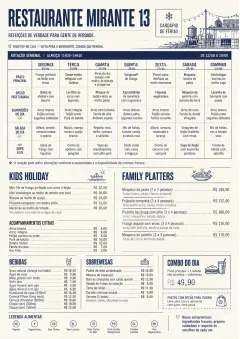 Corporate Canteen menu template preview