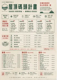 Meal Prep Box menu template preview