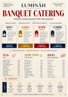 Banquet Catering menu template preview