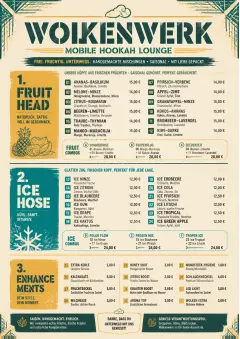 Food Truck Bold menu template preview
