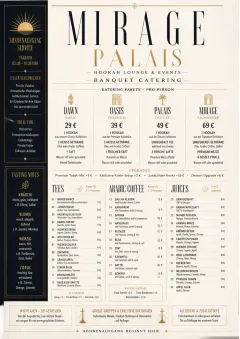 Banquet Catering menu template preview