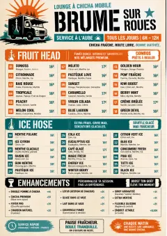 Food Truck Bold menu template preview