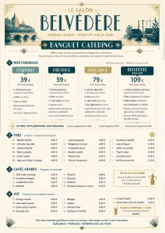 Banquet Catering menu template preview