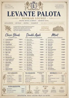 Grand Hotel Classic menu template preview