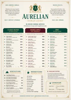 Grand Hotel Classic menu template preview