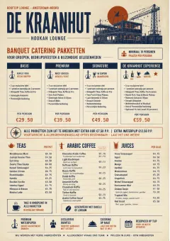 Banquet Catering menu template preview
