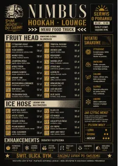 Food Truck Bold menu template preview
