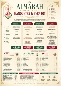 Banquet Catering menu template preview