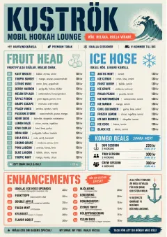 Food Truck Bold menu template preview