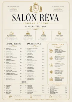 Grand Hotel Classic menu template preview