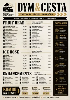 Food Truck Bold menu template preview