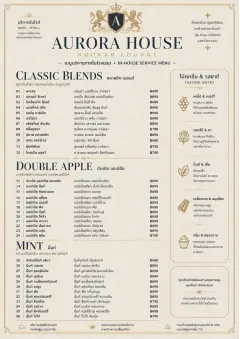 Grand Hotel Classic menu template preview