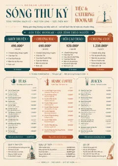 Banquet Catering menu template preview