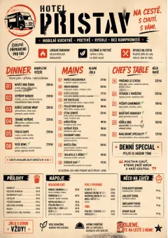Food Truck Bold menu template preview
