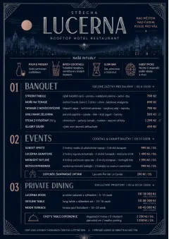 hotel rooftop skyline menu template preview