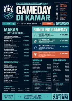hotel sports arena energy menu template preview