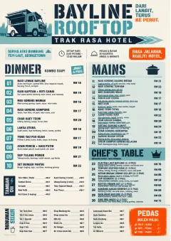 Food Truck Bold menu template preview