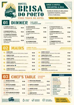 Food Truck Bold menu template preview