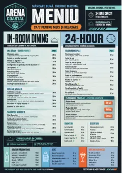 hotel sports arena energy menu template preview