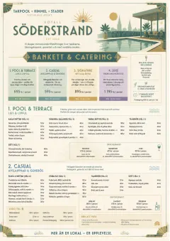 Banquet Catering menu template preview