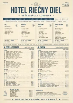Banquet Catering menu template preview