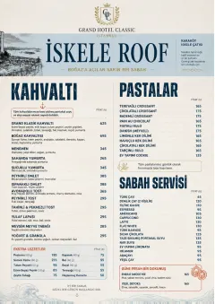 Grand Hotel Classic menu template preview