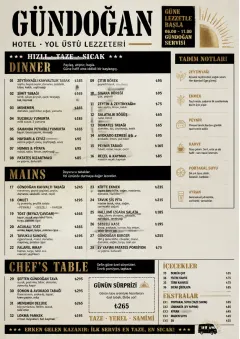 Food Truck Bold menu template preview