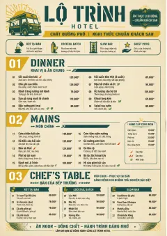 Food Truck Bold menu template preview