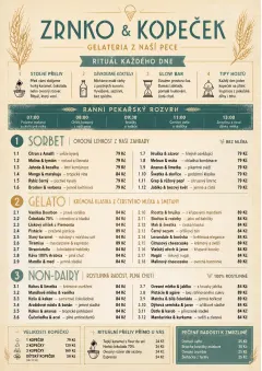 Bakery Rustic menu template preview
