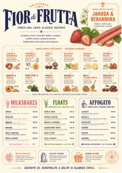 Seasonal Pastry menu template preview