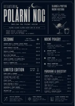 Midnight Sweets menu template preview