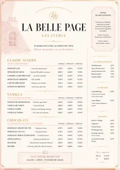 Patisserie Elegant menu template preview