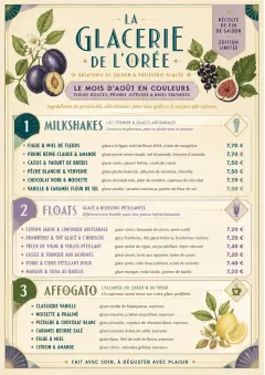 Seasonal Pastry menu template preview