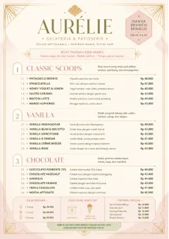 Patisserie Elegant menu template preview