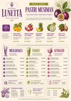 Seasonal Pastry menu template preview