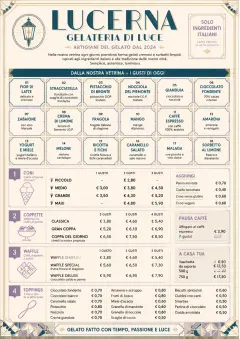 Cafe Dessert Case menu template preview