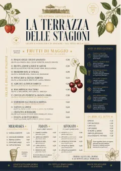 Seasonal Pastry menu template preview