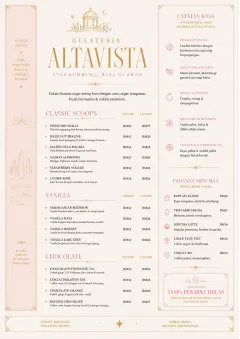Patisserie Elegant menu template preview
