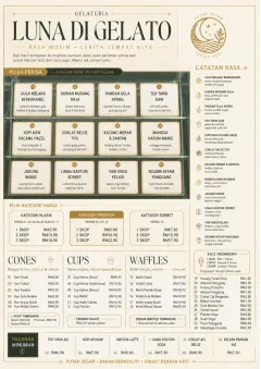 Cafe Dessert Case menu template preview