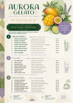 Seasonal Pastry menu template preview