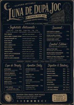Midnight Sweets menu template preview