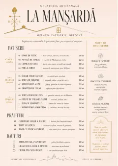 Patisserie Counter menu template preview