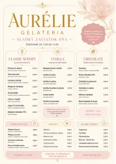 Patisserie Elegant menu template preview